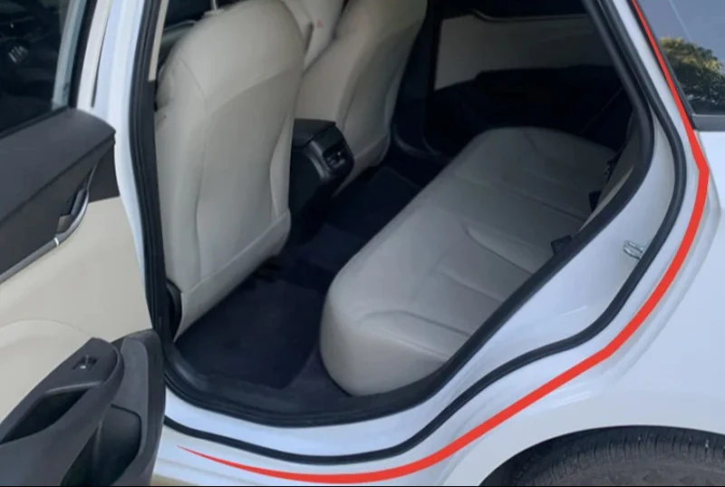Z P D Typ Dichtungen Auto Tür Dichtung Streifen Auto Gummi Tür Dichtung Streifen Lärm Isolierung Anti-Staub Auto Dichtung starken Klebstoff – Detail 10