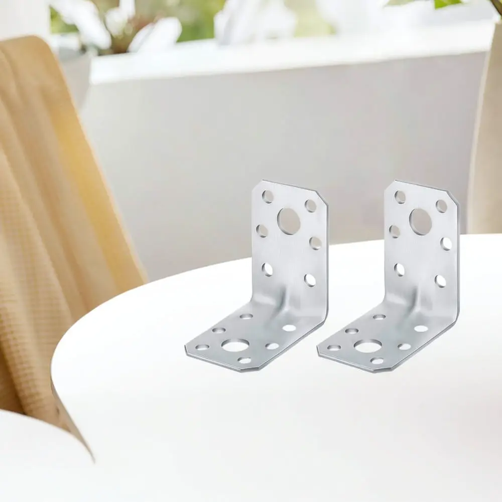 Corner Brace L Shape Bracket Right Angle Shelf Support Heavy Duty Furniture Connector Metal Hardware For Wood Projects