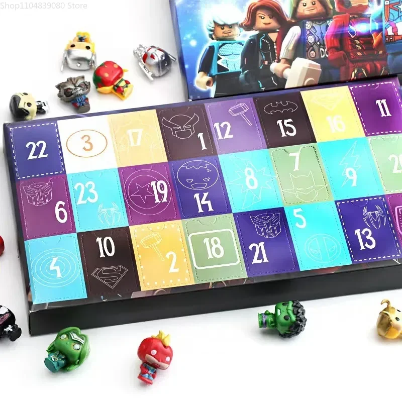 2026 ชุด 24 ชิ้น/เซ็ต ฟิกเกอร์มินิมาร์เวล อนิเมะ ลิโลแอนด์สติทช์ กล่องสุ่ม ตุ๊กตาการ์ตูน อเวนเจอร์ส โมเดลฉากจิ๋ว ของตกแต่งสำหรับเด็ก