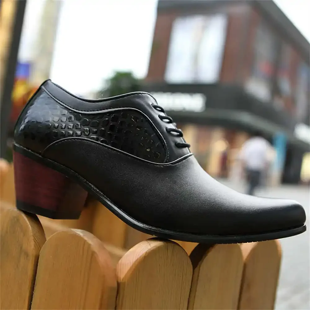 Wide Heel Official Men Gentleman Shoes Luxury Heels Shoes Festival Sport Dress Sneakers New In Athletics Brand Name Athlete