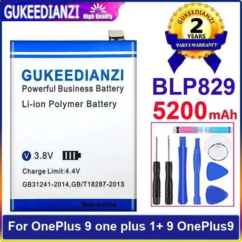 

Safe 5200Mah Mobile Phone Battery For Oneplus 9 BLP829