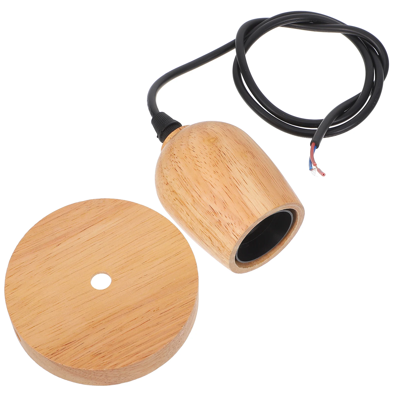 

Wooden Lamp Holder Boho Light Black and Pendant Lights Kitchen Island Vintage Decor