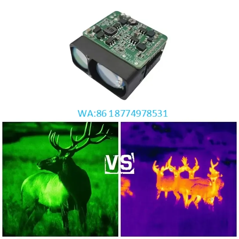 Wmwmnu JRT PTGS-25X 2500m Rangefinder Compass 10Hz Real Time Distance Sensor 905nm TTL Module for Animal
