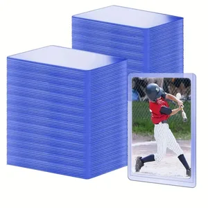 25Pcs/Set Hard Plastic Card Sleeves Game Card Transparent Card Sleeves Card Protective Folder Holder Trading Cards Case ﻿