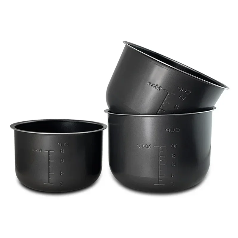

Electric Pressure Cooker Liner 6L Non-stick Rice Pot Gall Black Crystal Inner Accessories Parts Cooking Only Suit Midea