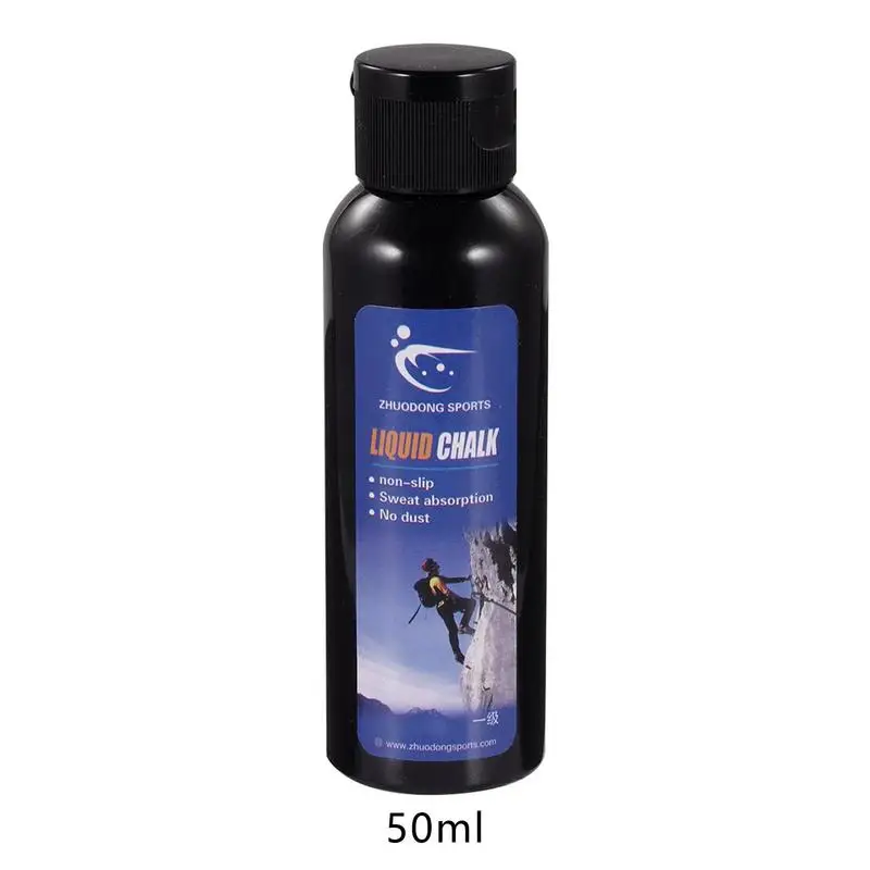 50ml Sports Liquid Chalk Magnesium Powder Fitness Weight Lifting Non-slip Cream Grip Weight Lifting Climbing Gym Sports