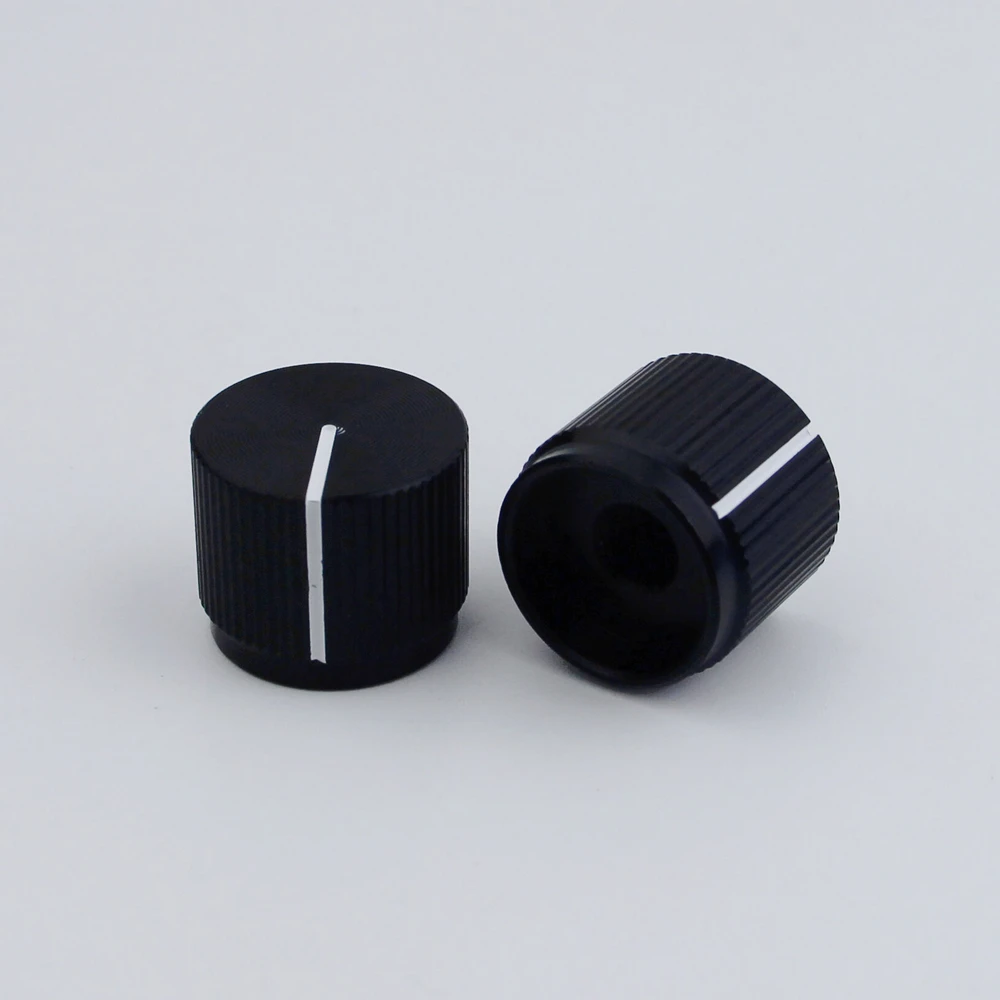 1 Piece Aluminum Flat Top Knob For Electric Bass 16MM*19MM*6.0MM Available In Five Colors