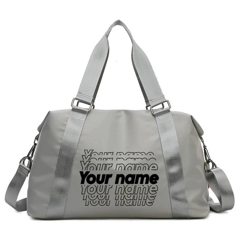 

Customizable Letters Tote Bag, Large Capacity Women's Handbag, Versatile And Fashionable Multifunctional Leisure Travel Bag
