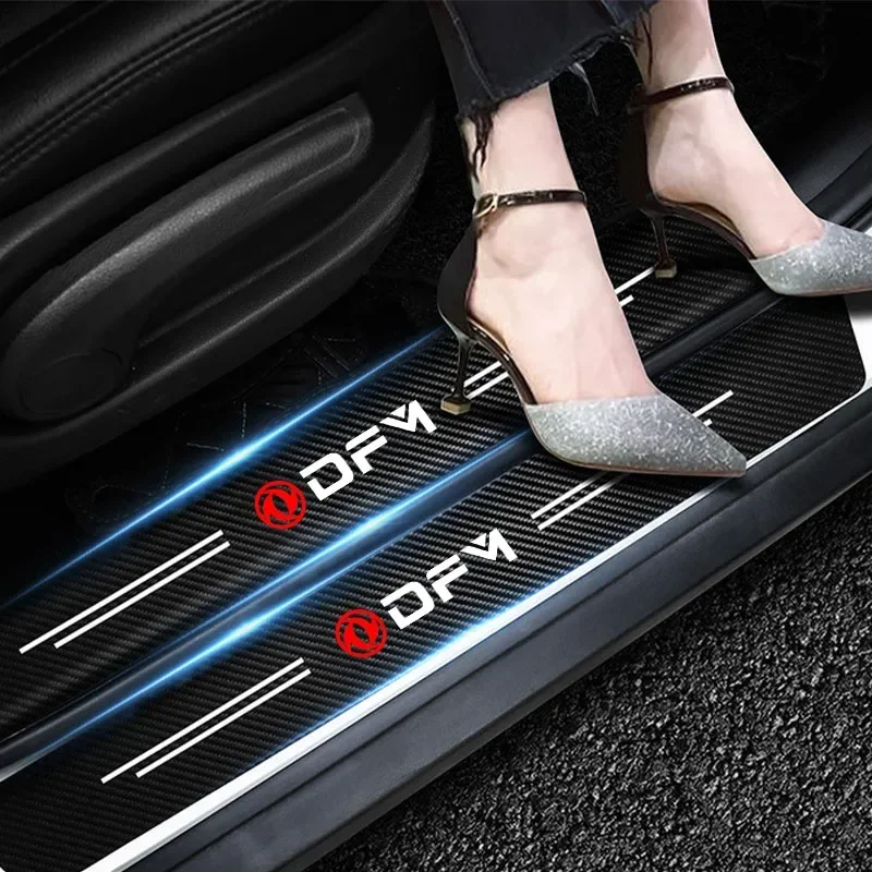 

Car Trunk Bumper Guard Decals for Dongfeng DFM Aeolus ax3 k01 Ax5 580 h30 c31 ax7 AX4 DFSK Glory 360 Cefiro MX6 S50 Accessories
