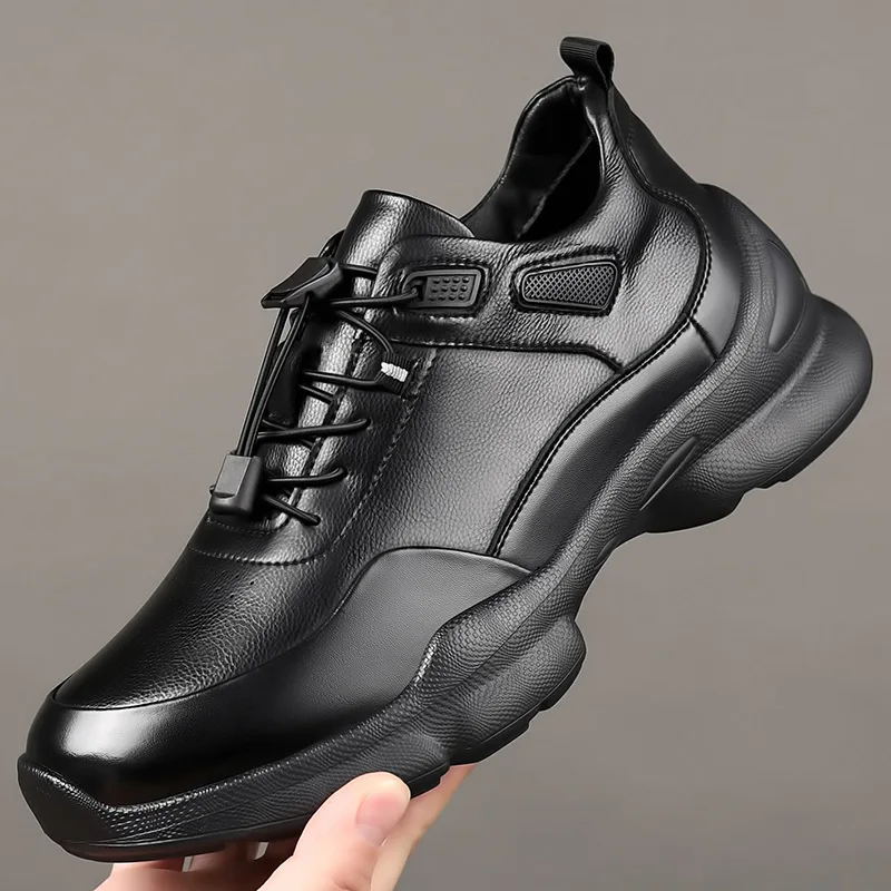 

Men's Autumn Winter Waterproof Leather Casual Driving Shoes Comfortable Business Sneakers Non-Slip Office Leisure Shoes Zapatos