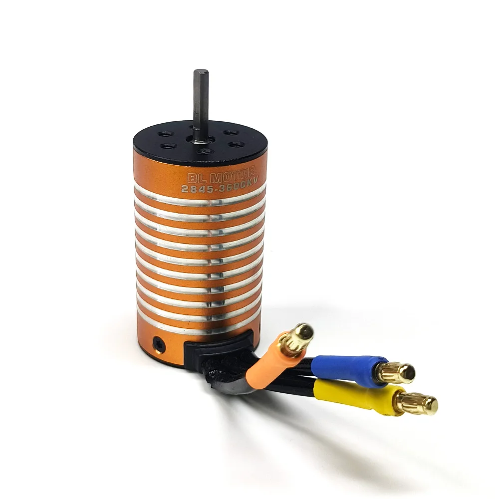 Original zd racing 2845 3600kv motor sem escova à prova d'água 35a esc para 1/12 1/14 1/16 rc carro traxxas peças off-road rc