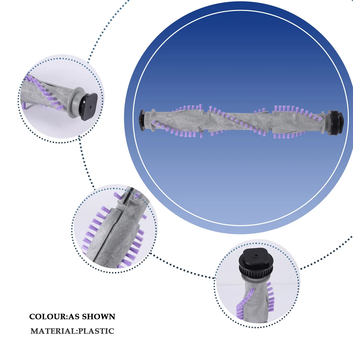 Rodillo de cepillo de aspiradora para Shark Navigator, piezas de repuesto para Nv350, Nv351, Nv352, Nv353, Nv360, Nv356E, NV42, Nv80, Uv420