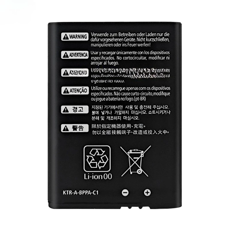 جودة عالية جديدة 3.7 فولت 1400 مللي أمبير استبدال البطارية KTR-003 لنينتندو 3DS N3DS جديد 3DS بطارية قابلة للشحن