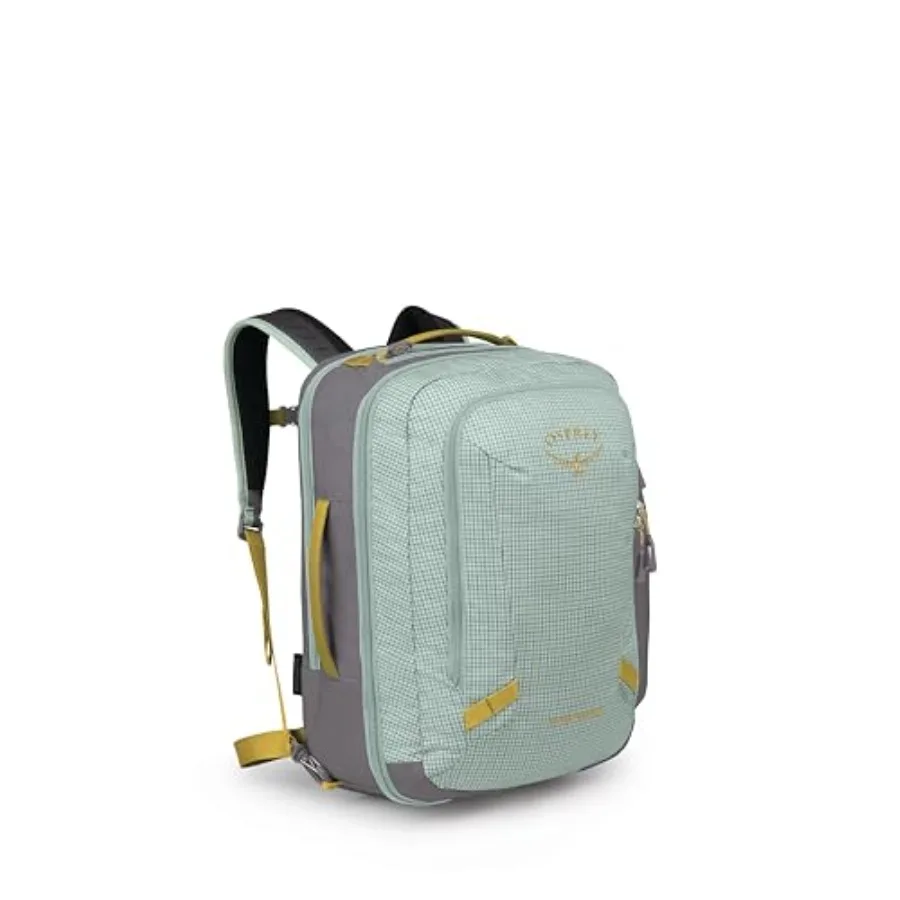 

36L Travel Pack for Business and Leisure Frosty Mint Green Lightweight Durable Polyester with Easy-Access Compartment and Padde