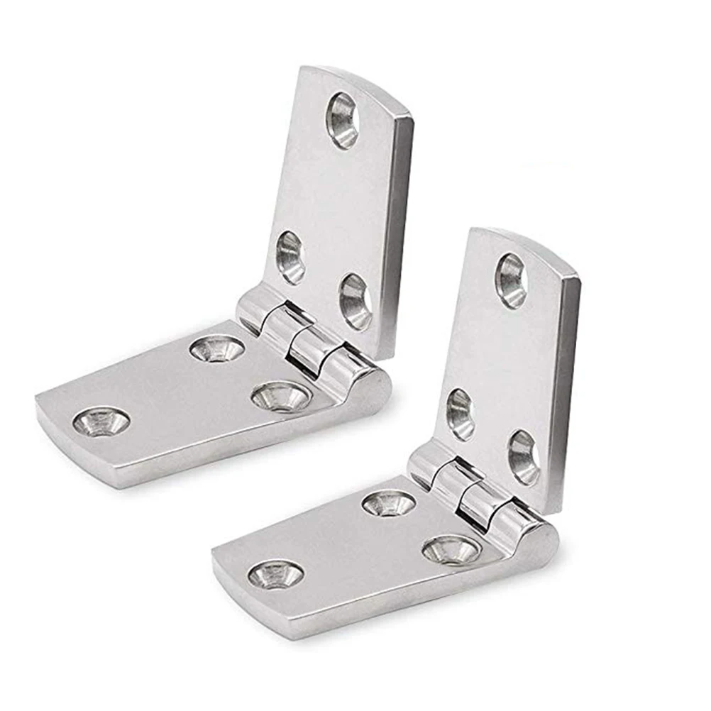 

2Pcs StainlessSteelHinges HeavyDuty FurnitureCabinetDoor KitchenHinges PositionedHoles StablerFixation LongLasting