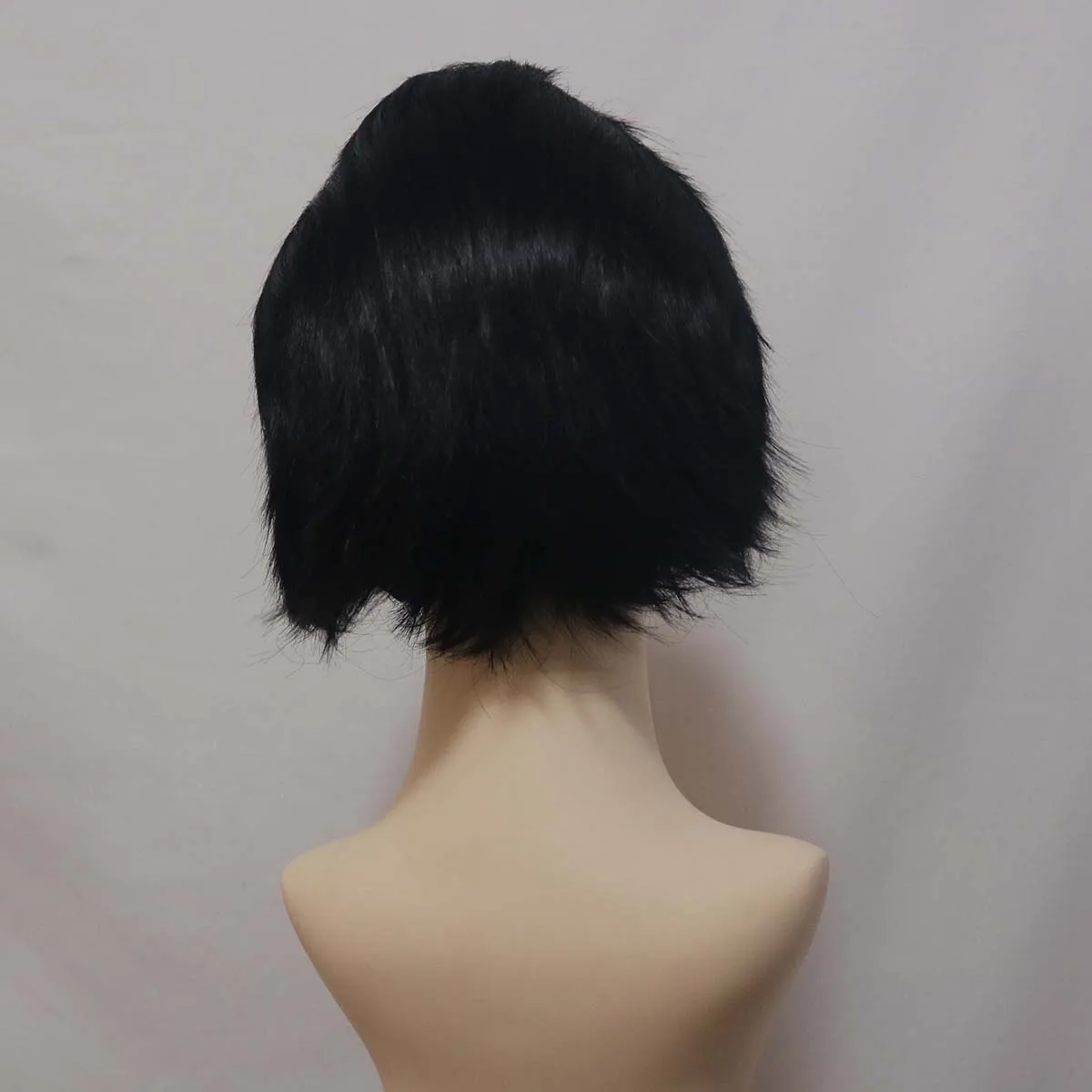 Men's Anime Steins Gate Cosplay Okabe Rintarou Black hair Wig