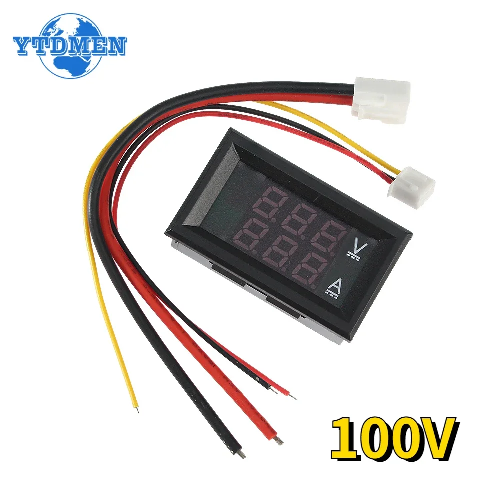 1PCS LED Display Module DSN-VC288 DC 100V 10A  50A 100A Voltmeter Ammeter LED Amp Dual Digital Volt Meter Home Use Tool