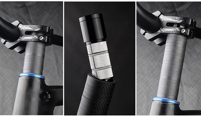 Höhenverlängerung für MTB, Rennrad, BMX, Faltrad-Lenker, Versteckter Riser aus Aluminiumlegierung, Gabelrohr-Verlängerung – Detail 8