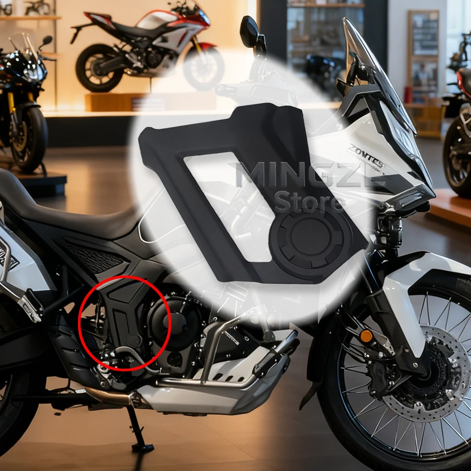 

For Zontes 703F ZT703F 703 F Frame Side Cover Left Right Side Panel Anti-Wear Protective Plate Rear Flat Fork Decorative Cover
