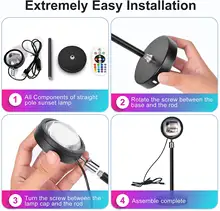 Rainbow Sunset LED Night Light Projector #6