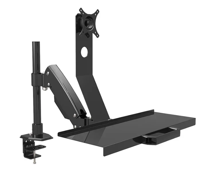 

Wall mount keyboard support monitor stand LCD LCD screen sit-and-stand working wall