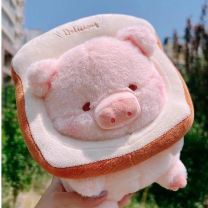 

Милый плюшевый хлеб Lulu, 30 см, кавайная аниме свинка, плюшевые животные, кукла для детей, Успокаивающая девушка, подарки на день рождения