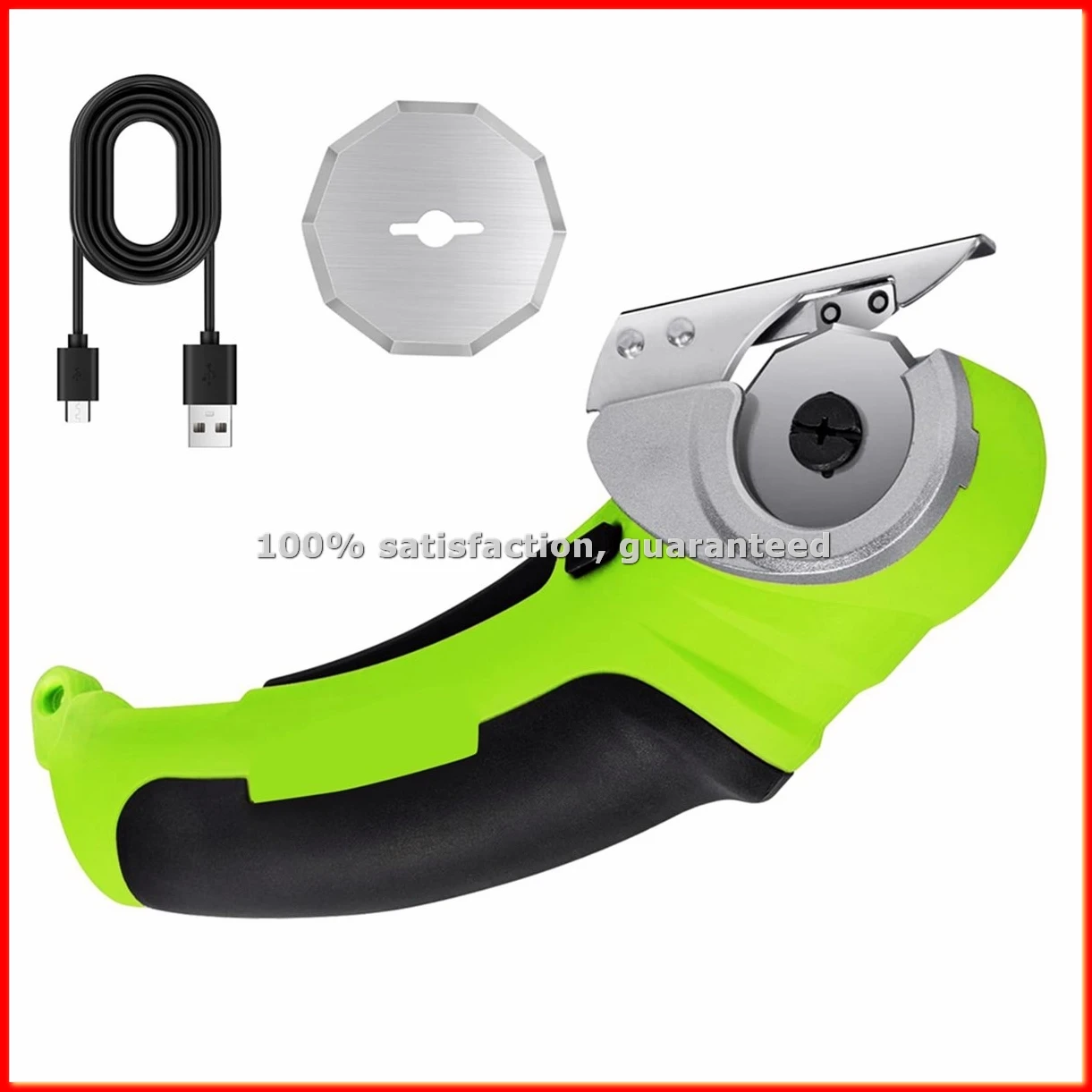 Cordless Electric Fabric Scissors, Power Rotary Cutter,Cardboard Box Heavy Duty Scissor, Rechargeable Sewing Shears-A51M