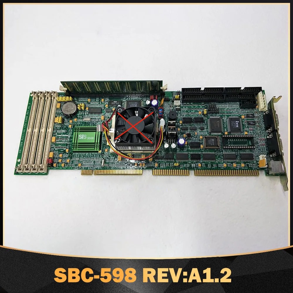 For Axiomtek Industrial Computer Motherboard SBC-598 REV:A1.2