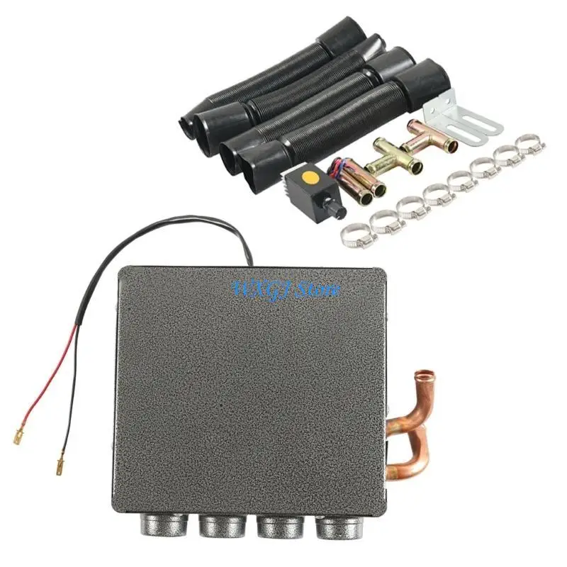 Calentador auxiliar 37JE 12 V, desempañador, calentador debajo del tablero para excavadoras automóviles