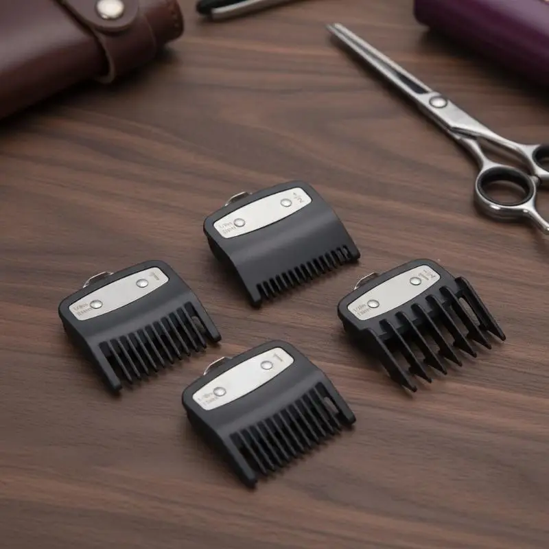 1/2/3/4Pcs Hair Clipper Guide Comb Kit Food-grade Safe Limit Guards Household Trimmer Tools for Men Hair Cutting