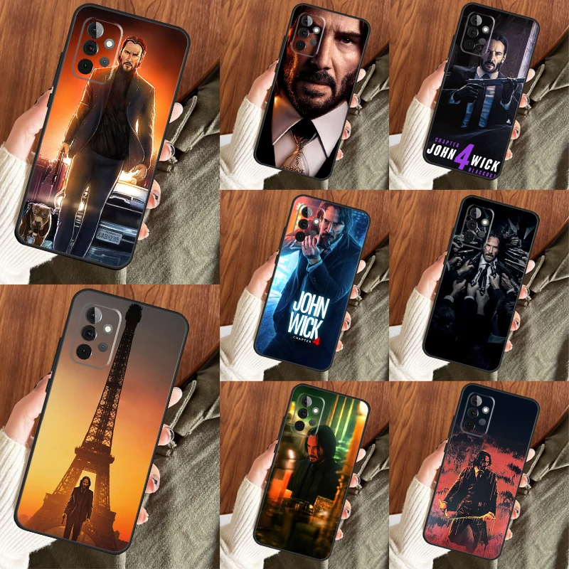 John Wick Phone Case For Samsung Galaxy A14 A34 A54 A12 A32 A42 A52 A13 A23 A33 A53 A73 A52S A71 A51