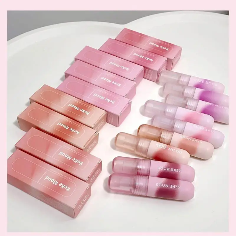 Waterproof Lip Gloss Velvet Matte Easy To Carry Rich In Color Makeup Lip Cosmetics Without Makeup Do Not Fade 1.5g Cute Lipstick