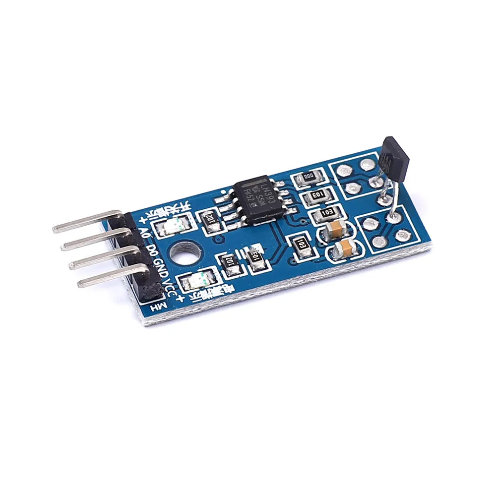 Hall Sensor Motor Speed Measurement Module 3144E Single Open Circuit Speed Sensor 3144 Count Sensor A3144 Board A3144E