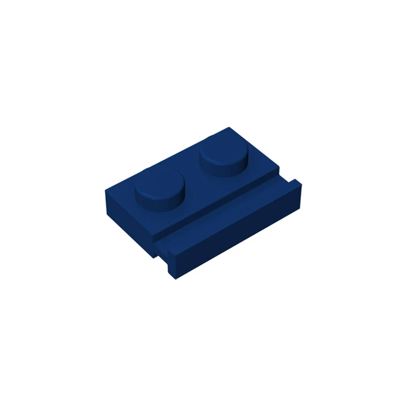 Gobricks 10PCS MOC Bricks PLATE 1 x2 con SLIDE compatibile con 32028 giocattoli per bambini fai da te assembla blocchi tecnici