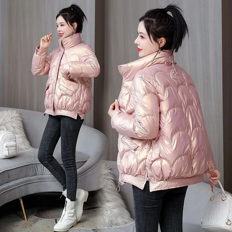 Winter Jacket Womens Down Cotton Coat Padded Puffer Parkas 2024 New Warm Cotton-Padded Coats Snow Wear Outwear Cotton Clothing