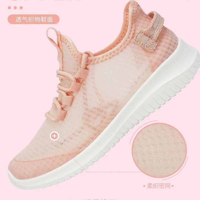 Women Casual Sports Shoes Comfort Mesh Tennis Spring summer Mesh Light Sneakers Women 2023 White Hollow No-slip Walking Shoes