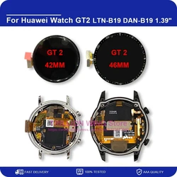 For Huawei Watch GT2 LCD Display GT 2 Touch Screen Digitizer Panel LTN-B19 DAN-B19 42MM 46MM For Huawei GT2 LCD