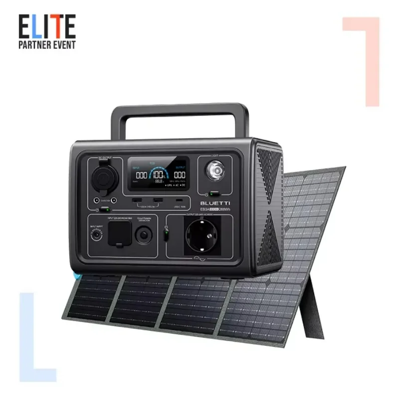 Bluetti 600W Portable Lifepo4 Battery Generator Emergency Solar Power Station