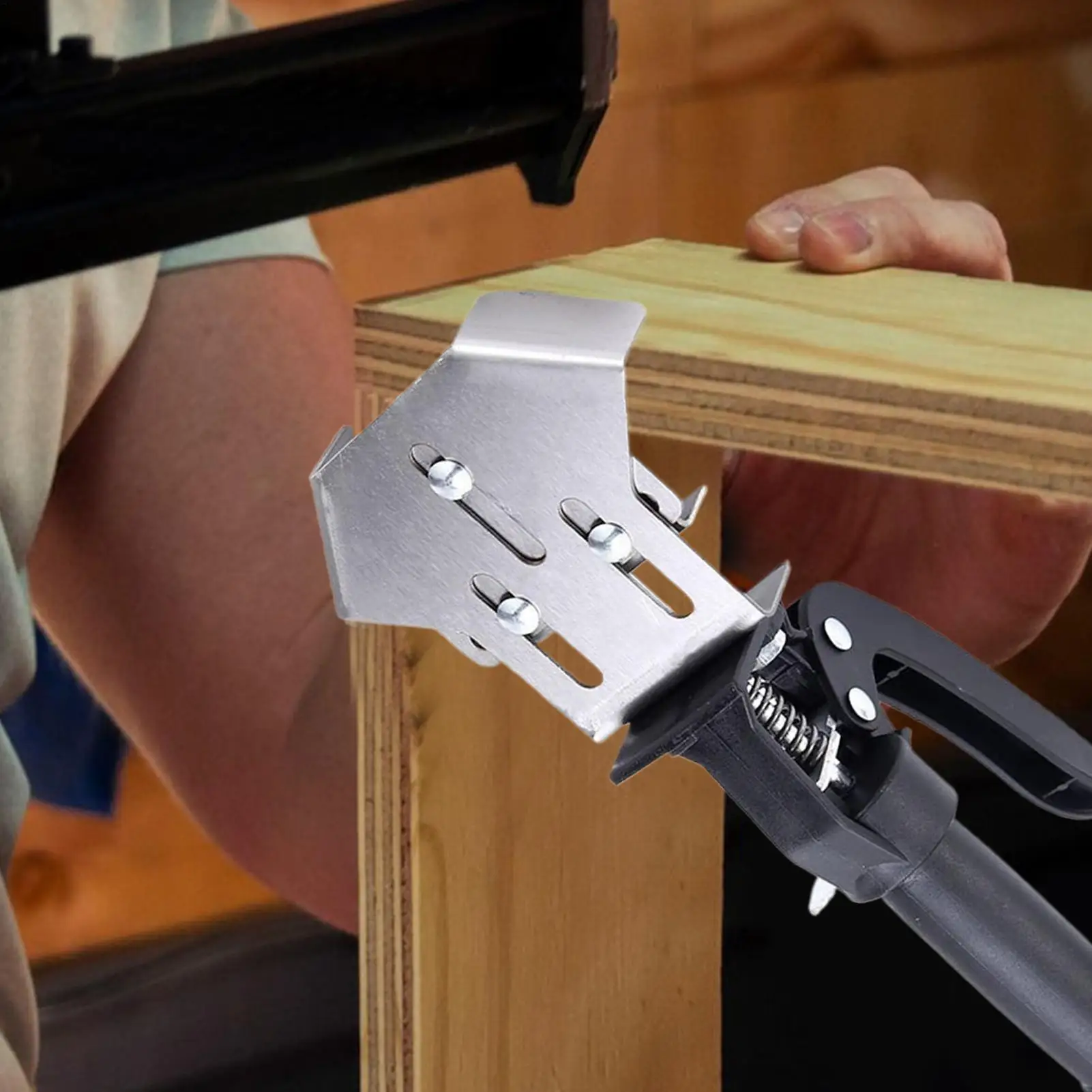 الزاوية اليمنى المشبك الإفراج السريع عدم الانزلاق أداة زاوية المشابك للنجارة لبناء إطار النجارة النجارة