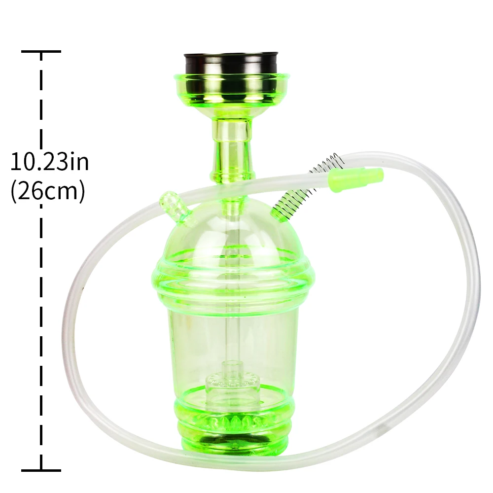 Mini Travel Hookah with LED Light Mobile Shisha Narguile Sheesha Chicha Cachimbas Nargile Hookahs Portable Car Hookah Set