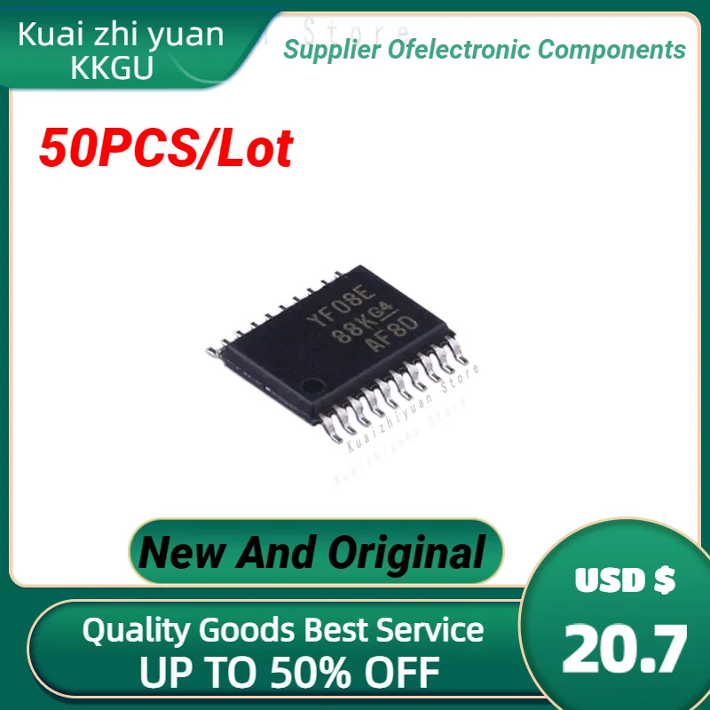 50PCS/Lot New And Original TXS0108EPWR YF08E TSSOP-20 Voltage Level Translator Bidirectional 8Input TSSOP20 Quality Goods