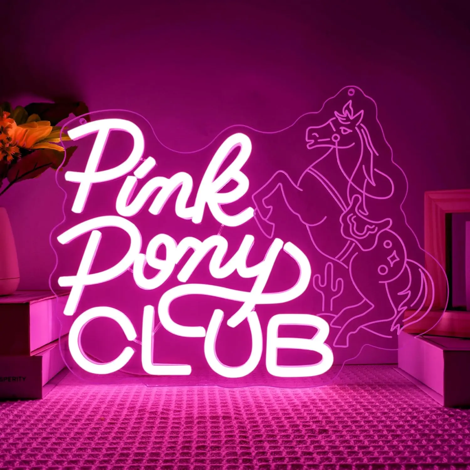 

Неоновая вывеска Pink Club с USB-подсветкой, регулируемая, для любителей музыки, неоновая лампа для спальни, светодиодный светильник, подарок для принцессы из Среднего Запада, подарок для фанатов певцов
