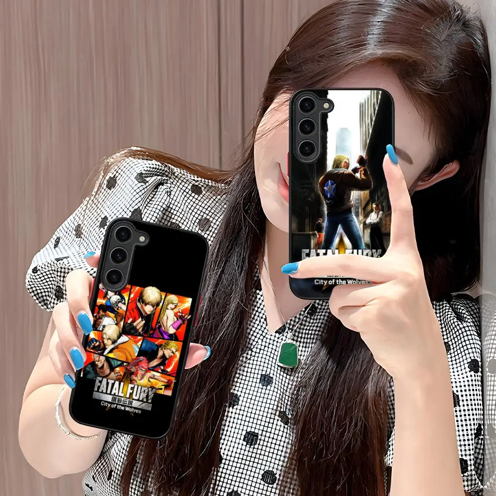 

Чехол для мобильного телефона Fatal Fury Game для Samsung Galaxy S25 S24 S23 S22 S21 Plus FE, ультра красочный силиконовый чехол для мобильных телефонов