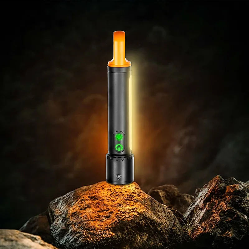 Linterna potente de 30W, 3500 mAh, recargable, luz para acampar al aire libre, 9 modos, lámpara de emergencia impermeable, antorcha portátil para trabajo de pesca