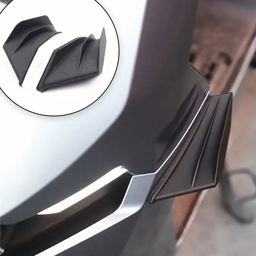 Image of 2 Stück Motorrad-Spoilerflügel Aerodynamischer Seitenflügel für Suzuki Honda Yamaha SMAX155 Kawasaki Universal