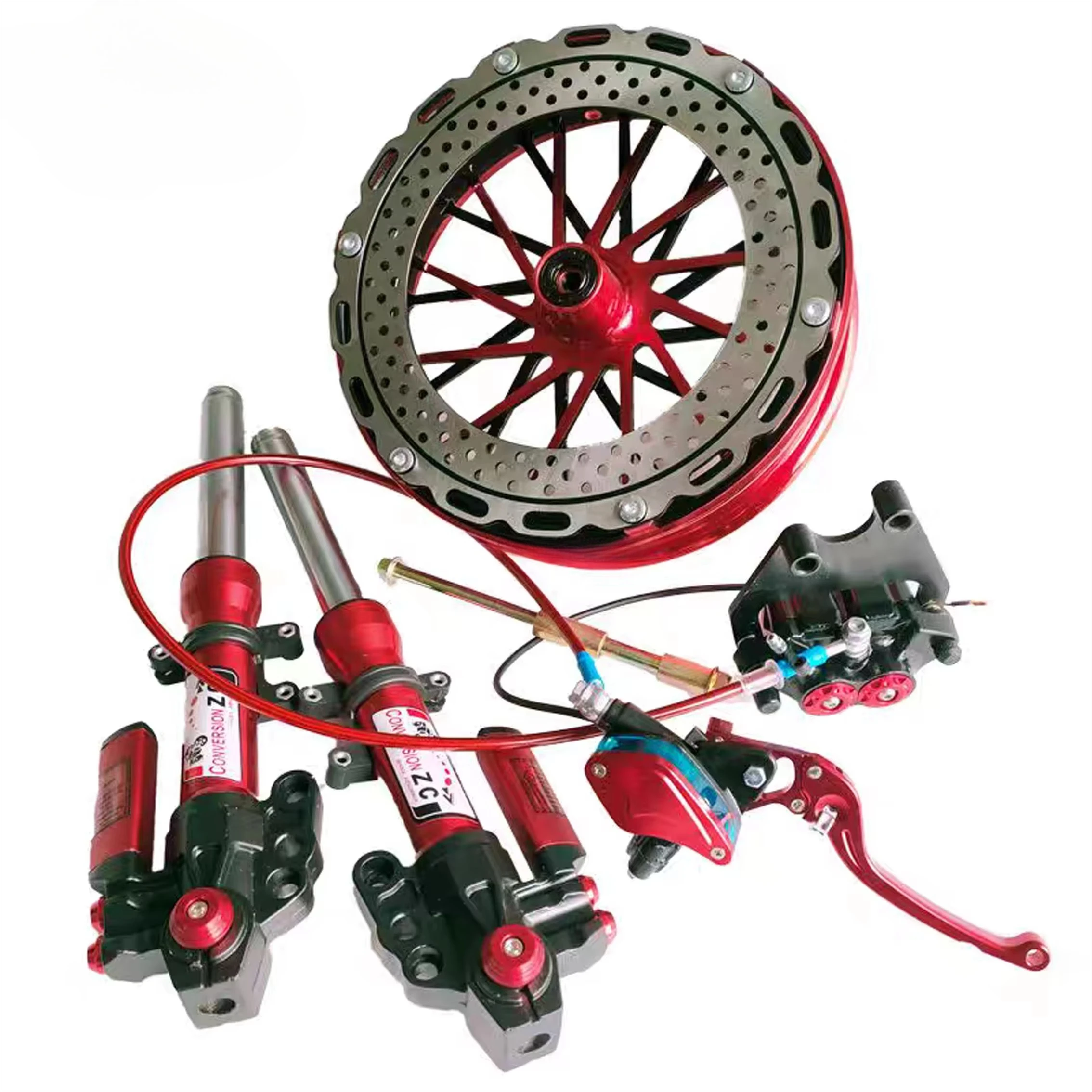 High-quality modified front shock absorbers reverse motorcycle replacement with new Xunying/Shangling/Zhansu at favorable prices