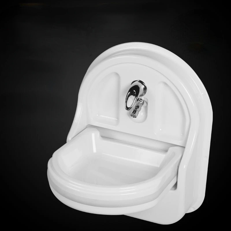 RV Folding Wash Basin Acrylic Modern Minimalist Save Space Bathroom Sink Withdrainer Accessories Toilet Folding Water Basin