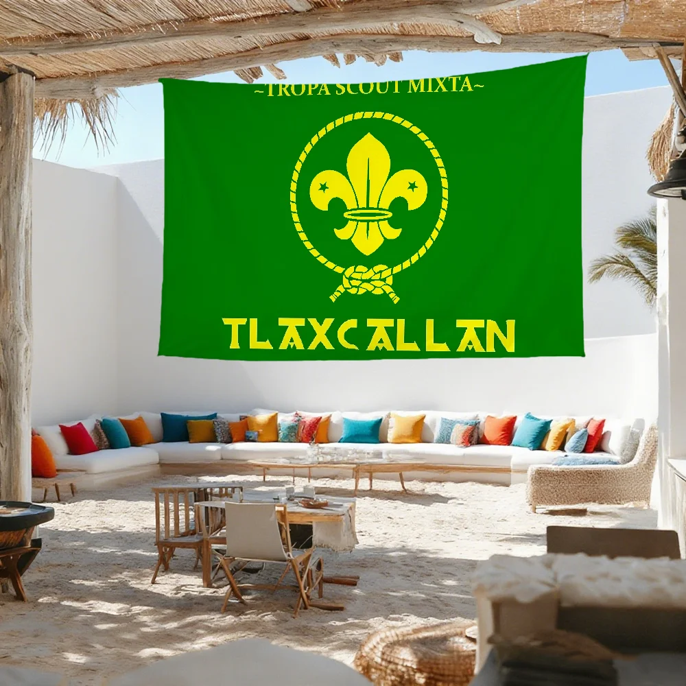 B-bOY S-sCOUT W-wOSM flag For Outdoor Camping Bar Picnic Party Home Decoration Ornaments Banner