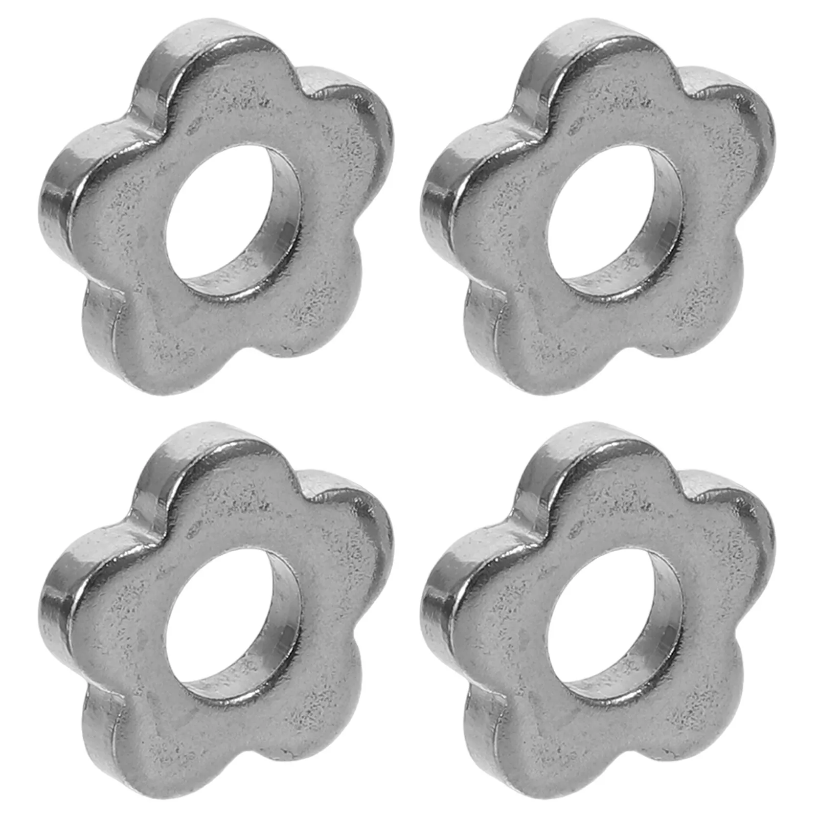 4Pcs Matcha Sifting Beads Stainless Steel Powder Weights Floral Design Smooth Tea Powder Sifter Japanese Tea Preparation