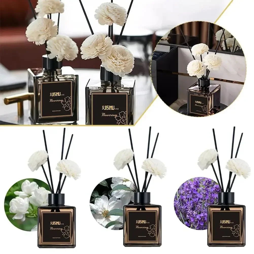 Difusor de Aromas de 50 ml para el Hogar, Aromaterapia de Larga Duración, Fragancia Desodorante, Decoración para Habitaciones, Dormitorios, Baños y Aseos